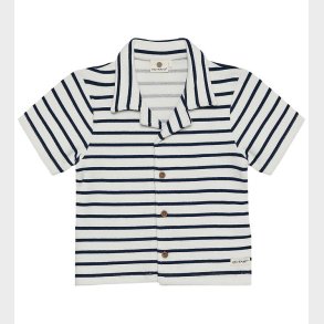 En Fant T-shirt - Stripe - Medieval Blue