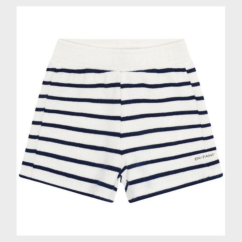 En Fant Shorts - Stripe - Medieval Blue