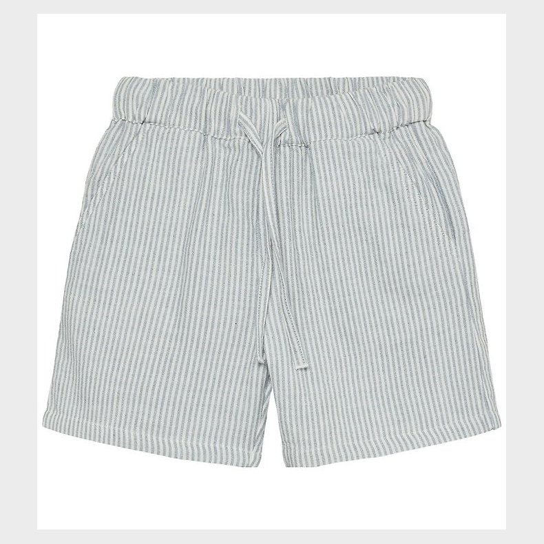 En Fant Shorts - Muslin Stripe - Citadel