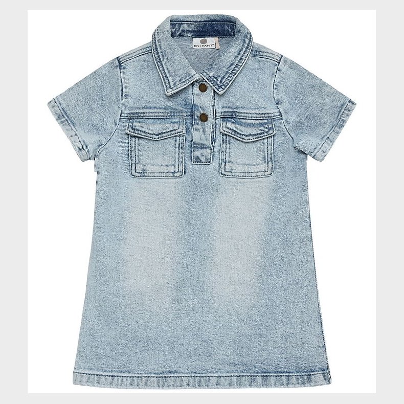 En Fant Kjole - Denim - Light Blue Denim