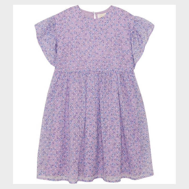 Creamie Kjole - Flower Dobby - Lavender Frost