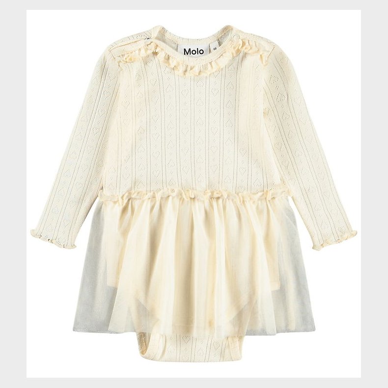 Molo Kjolebody l/� - Frillo - Pearled Ivory