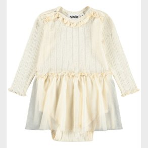 Molo Kjolebody l/� - Frillo - Pearled Ivory