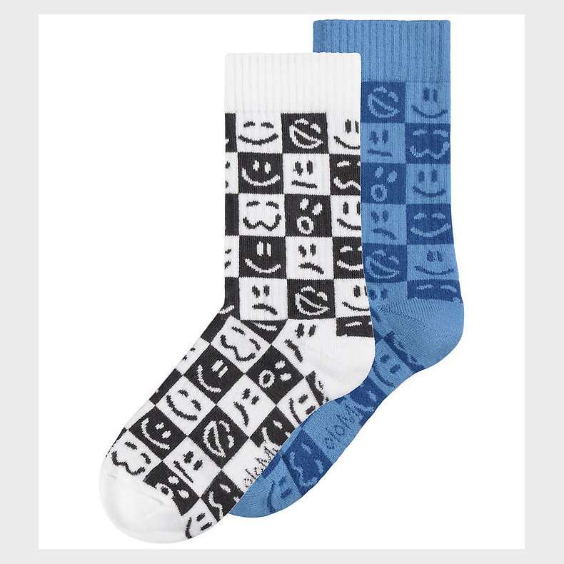Molo Str�mper - 2-pak - Norman - Blue White