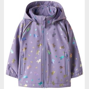 Name It Softshelljakke m. Fleece - NmfAlfa08 - Sunlit Allium/Bow