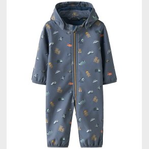 Name It Softshelldragt m. Fleece - NbmAlfa08 - Flint Stone/Toys