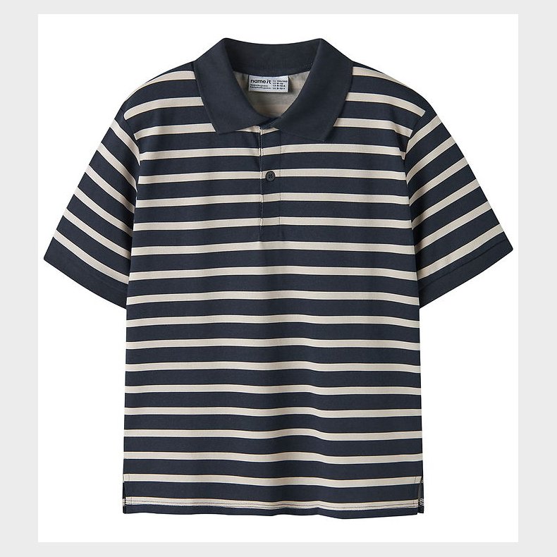 Name it Bluse - Polo - NkmVolo - Navy Blazer/Chateau Gray