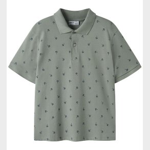 Name it Bluse - Polo - NkmVolo - Shadow/Palm