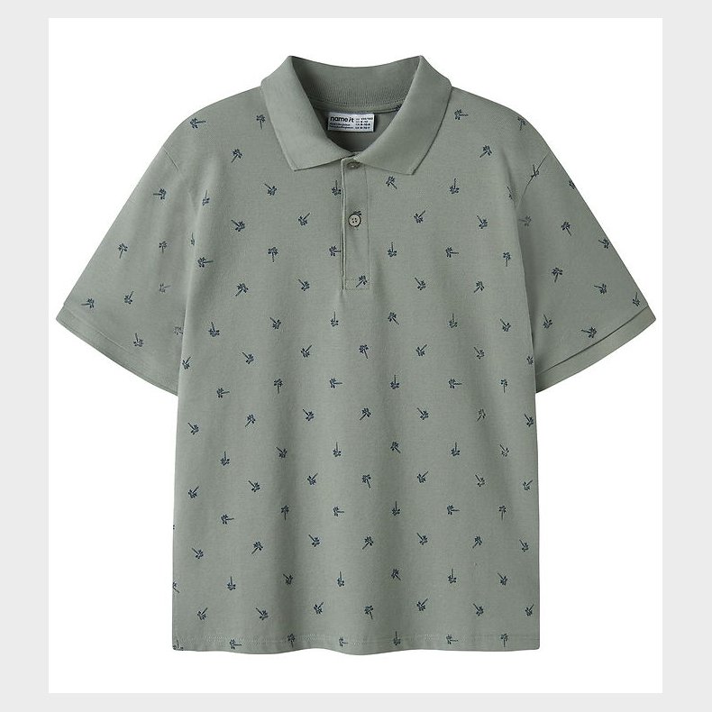 Name it Bluse - Polo - NkmVolo - Shadow/Palm