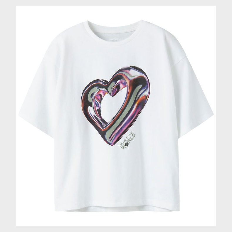 Name it T-shirt - NkfDonela - Bright White