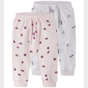 Name It Bukser - NbfVandora - 2-pak - Lavender Fog/Cradle Pink