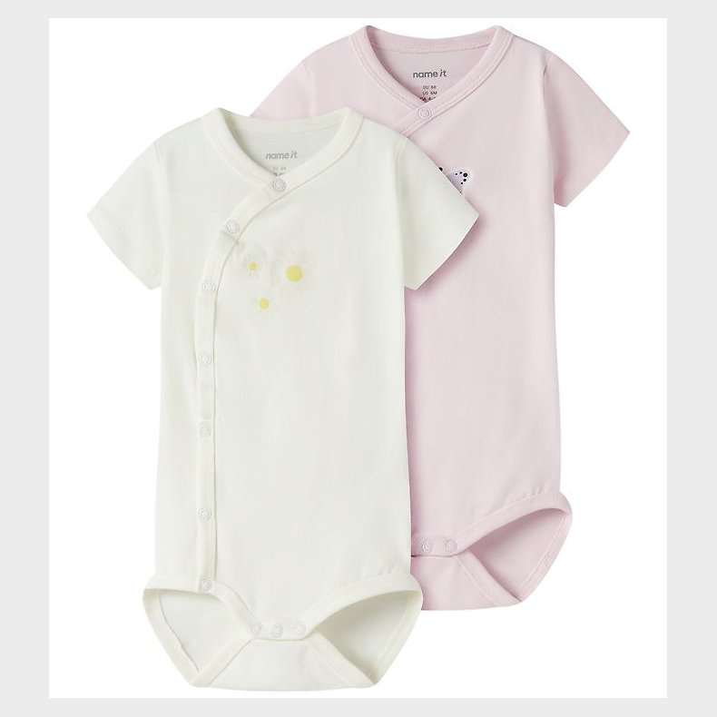 Name It Body K/� - NbfVubie - 2-pak - Cradle Pink/Cloud Dancer