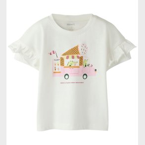 Name It T-shirt - NmfVilena - Cloud Dancer/Ice Cream Truck