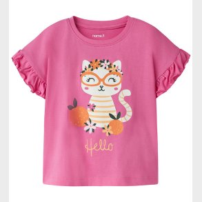 Name It T-shirt - NmfVilena - Strawberry Moon/Hello Cat