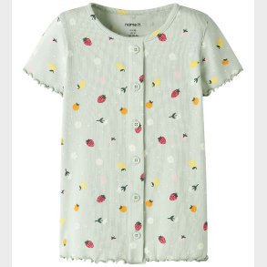 Name It T-shirt - NmfVemia - Pale Aqua/Fruit Flowers