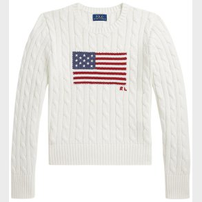 Polo Ralph Lauren Bluse - Strik - Deckwash White Multi