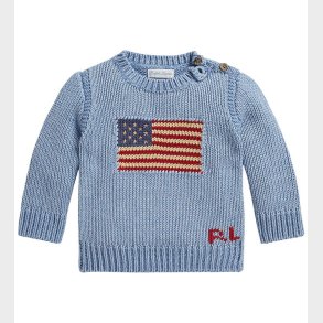 Polo Ralph Lauren Bluse - Strik - Blue Heather