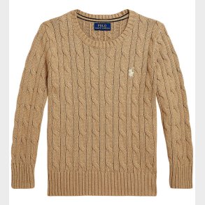 Polo Ralph Lauren Bluse - Strik - Classic Camel Heather