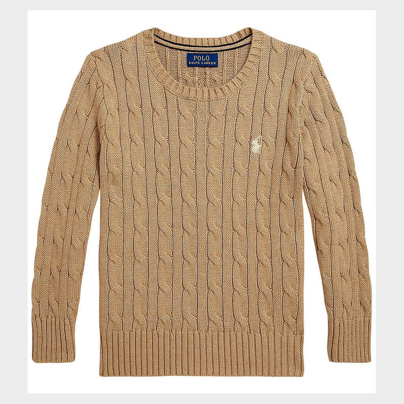 Polo Ralph Lauren Bluse - Strik - Classic Camel Heather