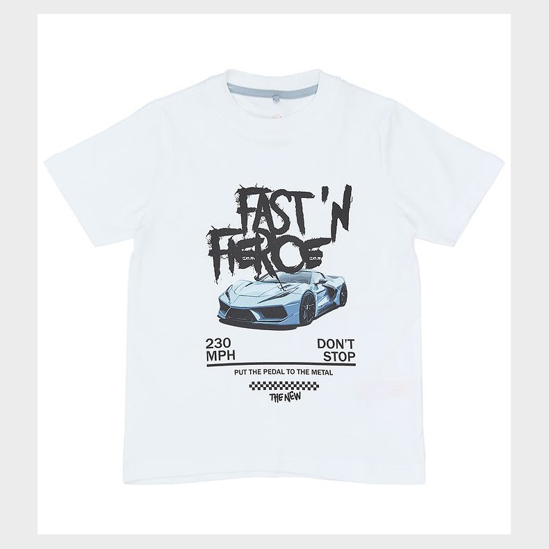 The New T-shirt - TnSven - Bright White m. Print