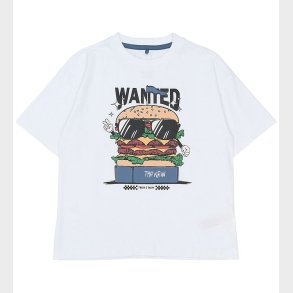 The New T-shirt - TnSteve - Bright White m. Burger