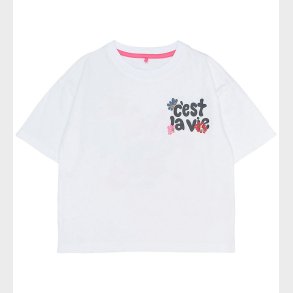 The New T-shirt - TnSandra - Bright White m. Print