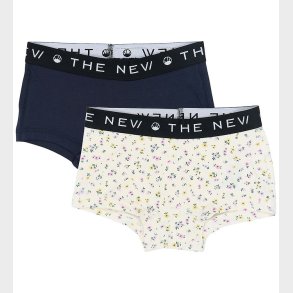 The New Hipsters - 2-pak - Navy Blazer/Hvid m. Blomster