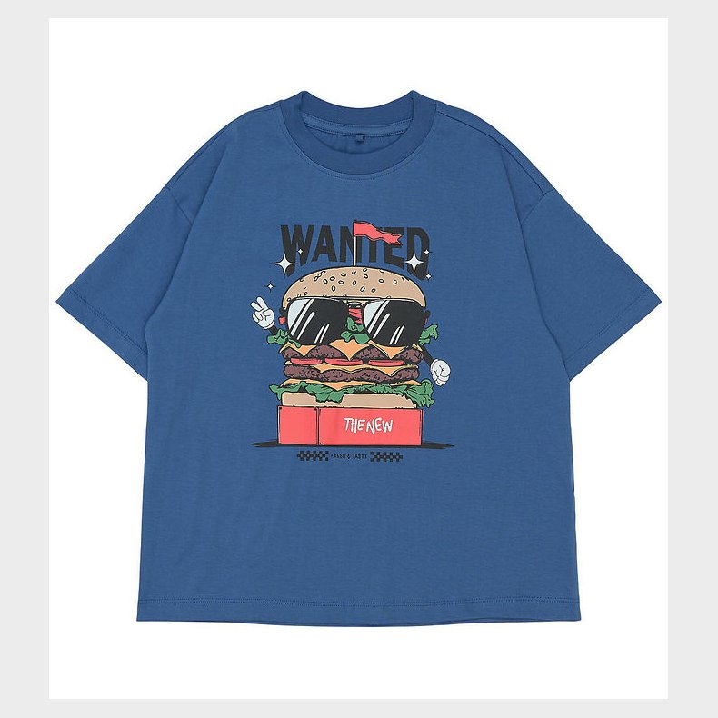 The New T-shirt - TnSteve - True Blue m. Burger