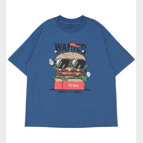 The New T-shirt - TnSteve - True Blue m. Burger