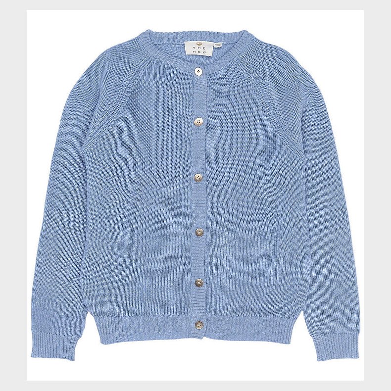 The New Cardigan - Strik - TnSalvina - Forever Blue m. Glimmer