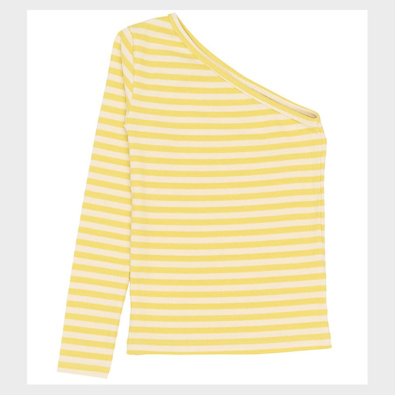 The New Top - TnMoore One Shoulder - Dusky Citron Striped