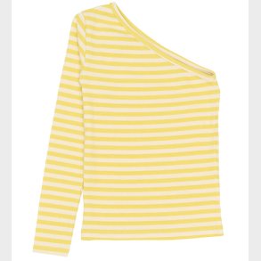The New Top - TnMoore One Shoulder - Dusky Citron Striped