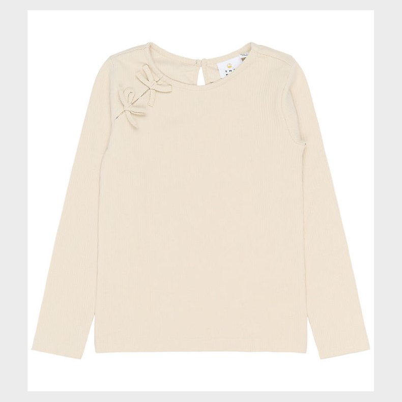 The New Bluse - Rib - TnSigga - Gardenia