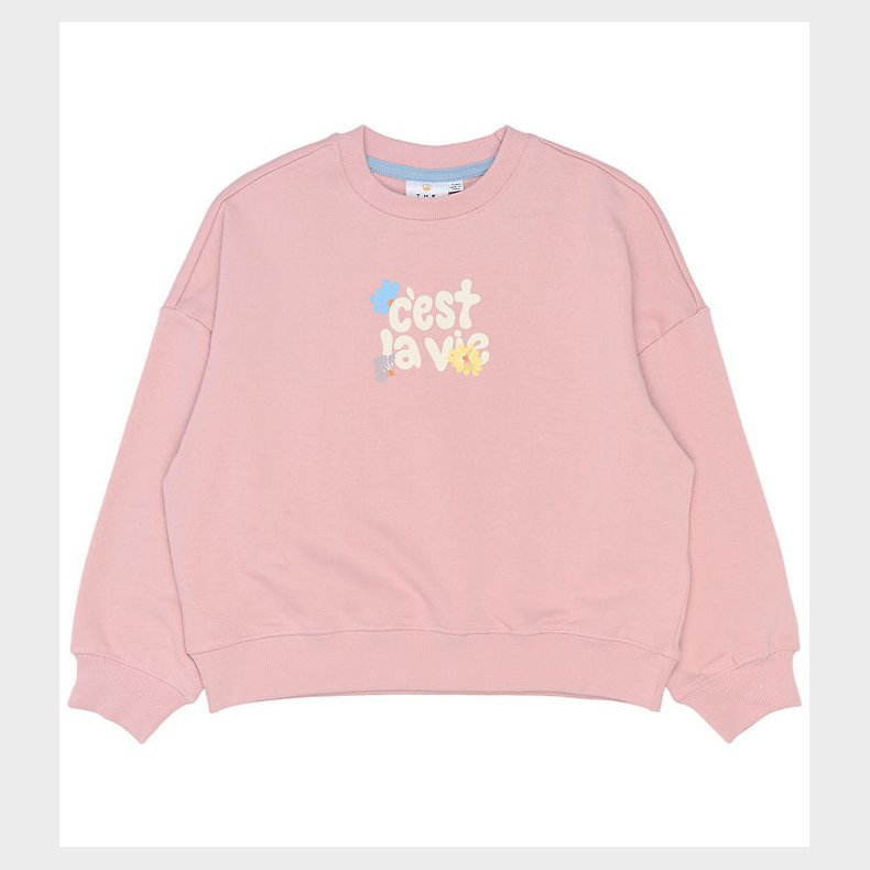 The New Sweatshirt - TnSandy - Silver Pink m. Print