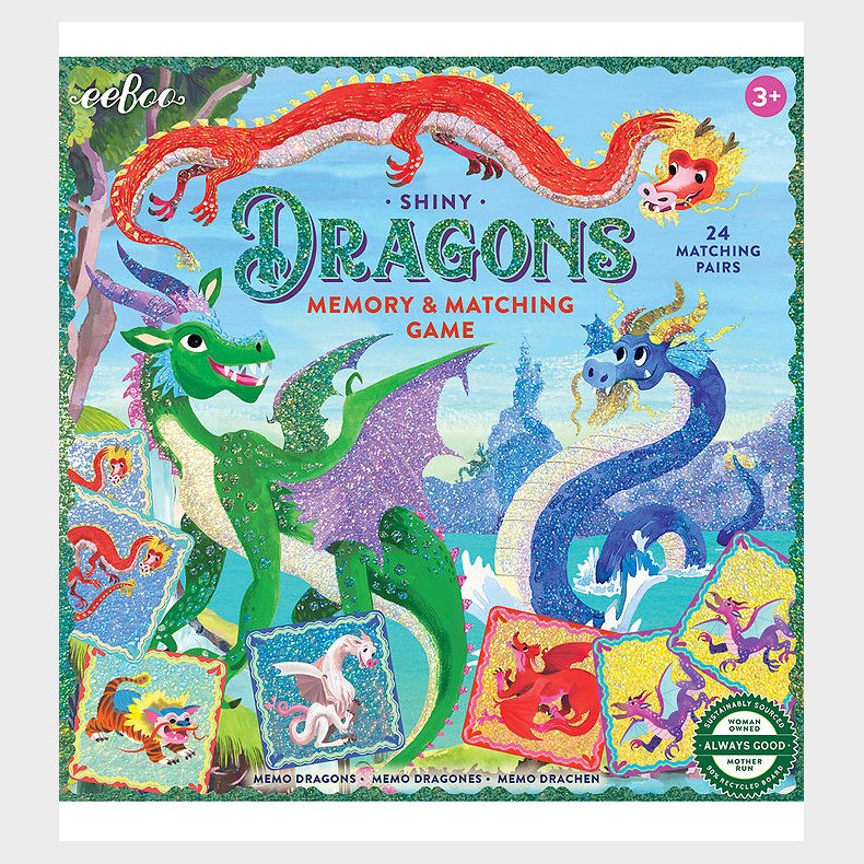 Eeboo Huskespil - Drager og Glimmer