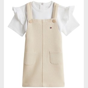 Tommy Hilfiger Kjole - Dungaree - Classic Beige