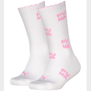 Puma Str�mper - 2-pak - Hvid/Pink