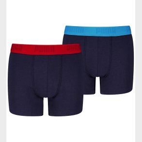 Puma Boxershorts - 2-pak - Navy/Red/Speed Blue