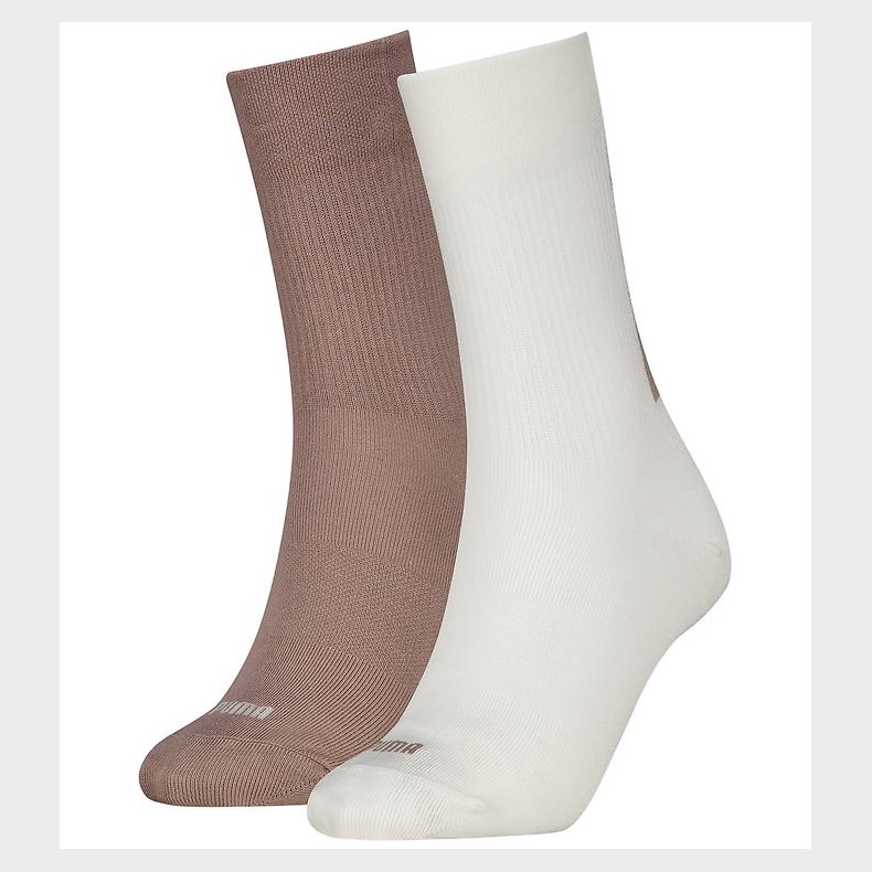 Puma Str�mper - 2-pak - Pristine/Sandstone