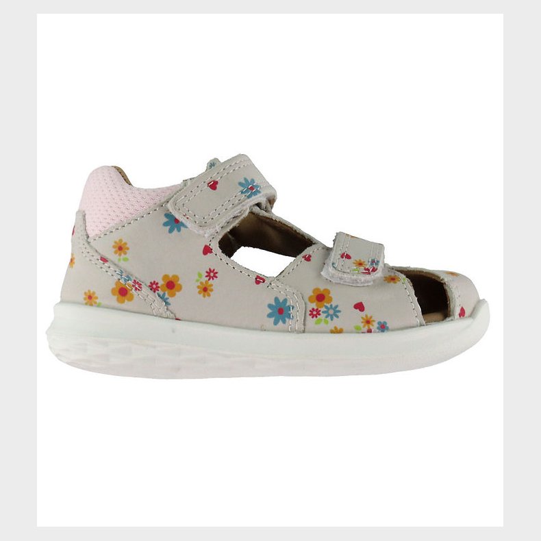 Superfit Sandaler - Bumblebee - Hvid m. Blomster