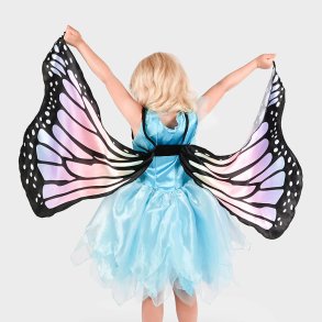 Den Goda Fen Udkl�dning - Sommerfuglevinger - Rainbow