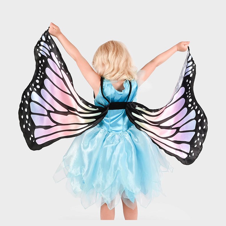 Den Goda Fen Udkl�dning - Sommerfuglevinger - Rainbow