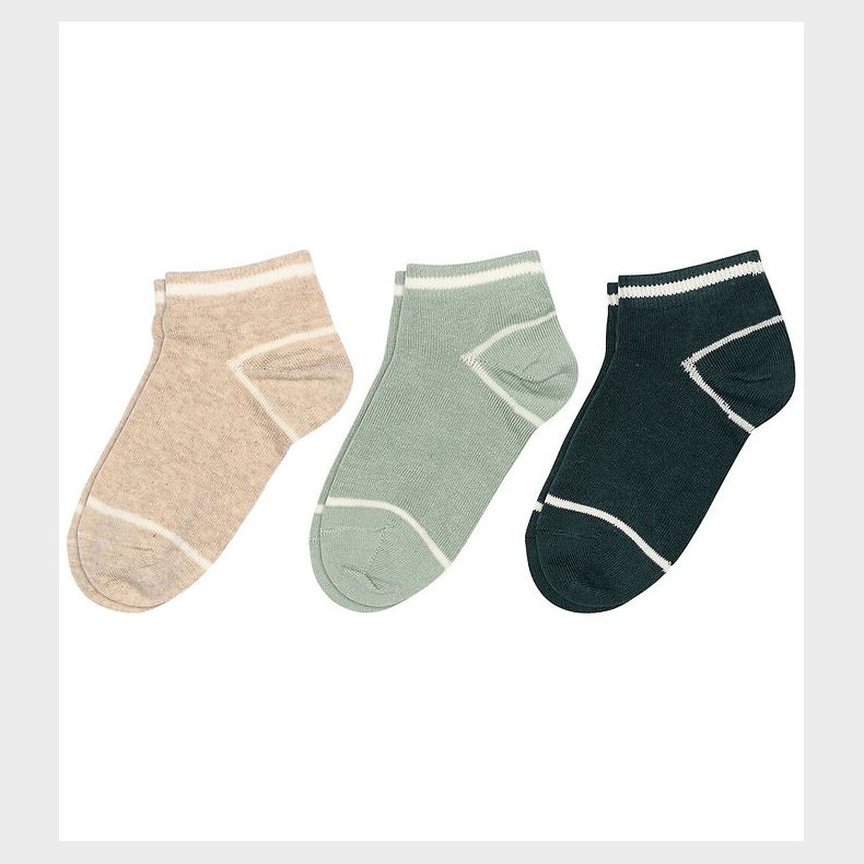 MP Ankelstr�mper - 3-pak - Bo - Green Multi