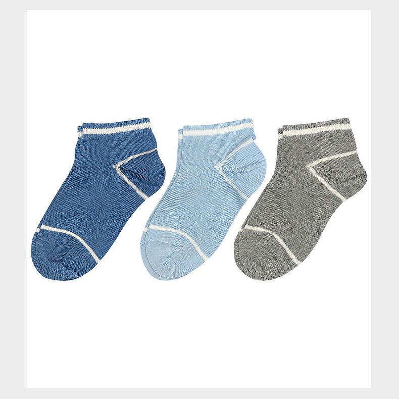 MP Ankelstr�mper - 3-pak - Bo - Sneaker - Blue Multi