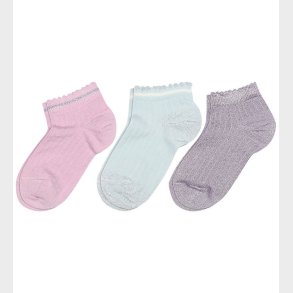 MP Ankelstr�mper - Rib - 3-pak - Petra - Multicolor