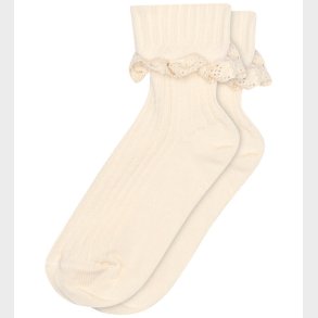 MP Str�mper - Rib - Julia - Cream m. Blonde