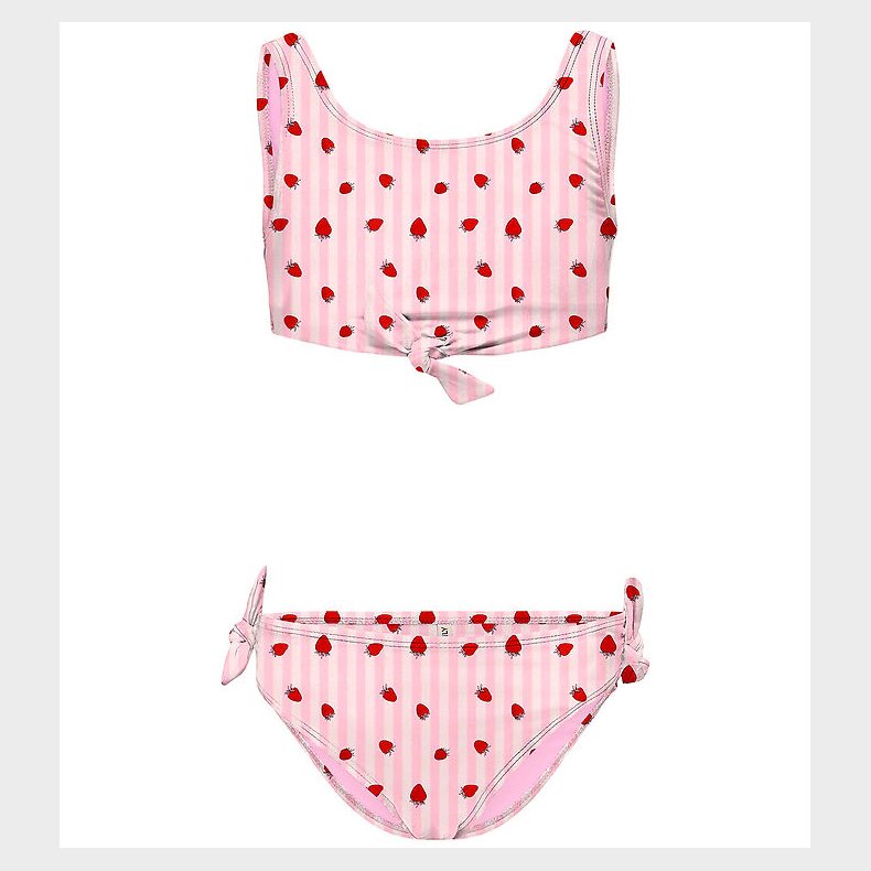 Kids Only Bikini - KogBeach - Romance Rose/Strawberry Stripe