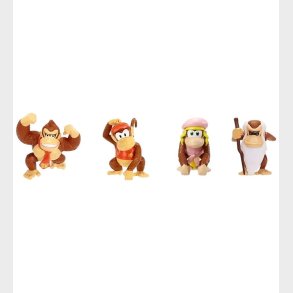 Super Mario Figurer - 4-pak - Donkey Kong