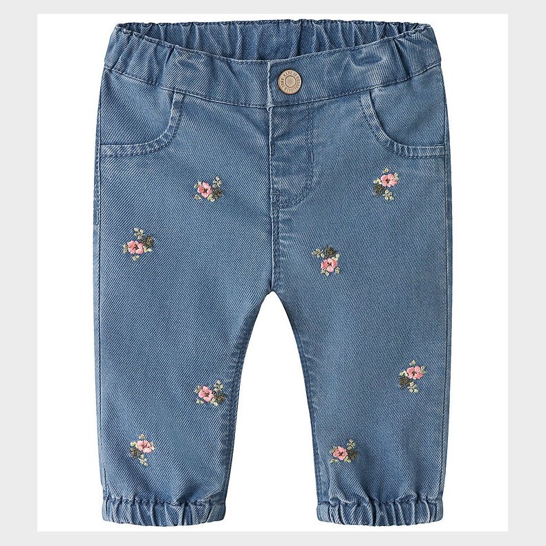 Name It Jeans - NbfRose - Medium Blue Denim/FLOWER EMB