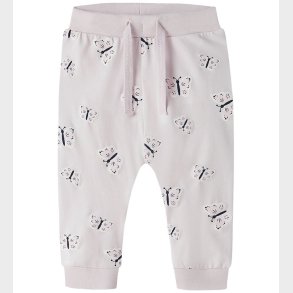 Name It Bukser - NbfVandora - Lavender Fog/Butterfly